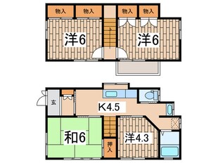 HIRASAWA　HOUSEの物件間取画像